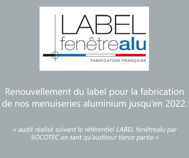 Label Fenêtrealu 