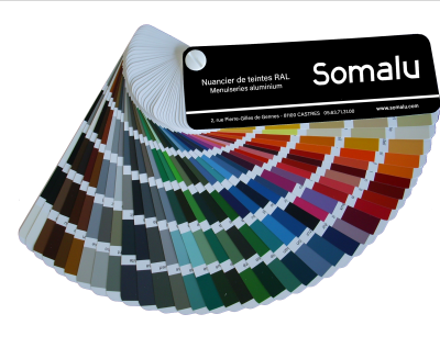 Palette 200 couleurs RAL 