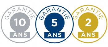 logo garantie 2 ans 5 ans 10 ans