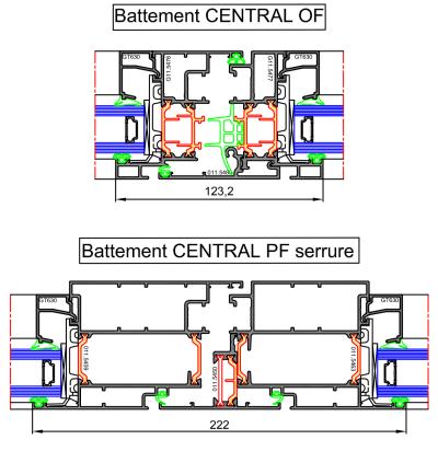 Battement central